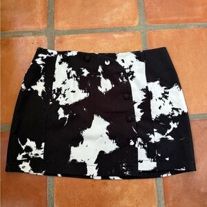 Urban Outfitters Black and White Mini Skirt